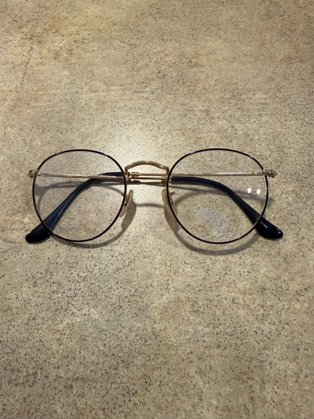 Ray-Ban RB 3447V 2991 Black Gold Frames Only Eyeglasses Round 50[]21 145